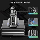 21 6v Replace V6 Battery For Dyson V6 Sv03 Sv04 Sv09 Dc58 Dc59 Handheld Animal