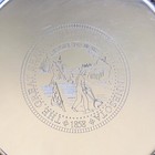 Salisbury Pewter State Of Minnesota Seal  Paperweight Images Of America  In Box