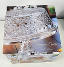 Nib - Shannon Crystal 4 In 1 Crystal Clear Cake Dome Punch Bowl Appetizer Plate