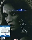 Zoe Saldana Signed Bas Coa Autographed 8x10 Gamora Photo Auto Avengers End Game