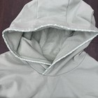 Gymshark Women s M Crop Hoodie Sweatshirt Light Sage Green Pumpcover Logo Stripe