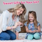 Kids Jewelry Set For Girls 3-8 Princess Costume Necklace Bracelets Rings Gift