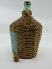Vintage Wicker Wrapped Demi John Aqua Bottle -1961 Spain