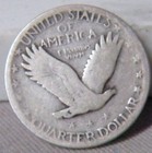 1927 P Standing Liberty Quarter  Dollar 90  Silver  Bullion Free Ship    At372