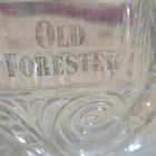 Old Forester Clear Glass Decanter Bottle W  Cork Stopper   Handle  Distillery