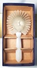 Vintage Royal Powder Puff Brush Bristled W original Box