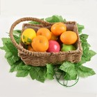 6pcs Artificial Orange Set Lifelike Simulation Fake Fruit For Kitchen Decor