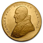 1960s Vatican City Trial Gilt Medal Pope John Xxiii Sp-64 Pcgs Graded