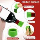 8pcs Wine Stoppers Reusable Silicone Wine Corks Wine Bottle Stopper Beverages Be