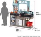 Step2 Best Chefs Kids Kitchen Playset Lights Sounds 25pc Toddler Durable