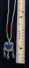 Boho Necklace  Afghan Turkmen Tribal Kuchi Vintage Lapis Lazuli Afghan Tribal