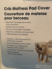 Serta Sertapedic Crib Mattress Pad Cover With Nanotex Quilted Waterproof 52x28in