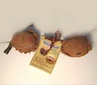 24 Feet Of Funky Whimsical Folk Art Fabric Sun Garland Designed By Becky Cassio 
