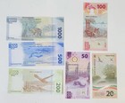 20 To 1 000 Pesos 2021-2023 Mexico  6 Note Lot  Unc Polymer Notes