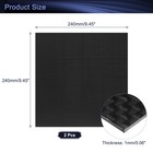 2 Pcs 3k Carbon Fiber Panel Sheets 240 X 240 X 1 5mm Board Plain Bright
