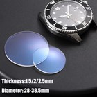 Sapphire Watch Crystal Double Dome Ar Blue 28-38 5mm 1 5 2mm Thick Glass