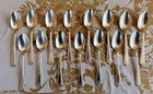 Antique 1922 Rogers   Bro Silver Plate Flatware Paisley 33 Pieces