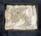 Vintage Bridal Hair Comb Diamonte   Crystal