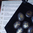 Natural Stone Witch s Runes Handcrafted Divination Rune Set Occult Wicca Pagan