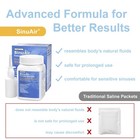 Sinuair Sinus Rinse Salt Solution - Saline Powder For Sinupulse System  Neti    
