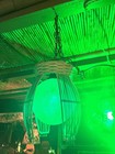 New Rattan Float Lamp W green Led Bulb Smokin Tikis Oceanic
