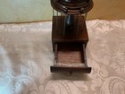 Antique Victorian Wood Sewing Box W  Thread  Holders  Pincushion And Drawer 8 In