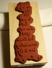 Nice Penny Black Friends Are Angels Who Lift Us How To Fly  Stamp 4 1 4  New