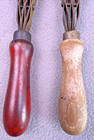 Lot 2 Vintage Farrier s Hoof Rasp Double-sided Wooden Handle 14 