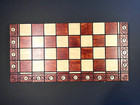 Handmade Wooden Chess Set 18 5  Full Game Board With Hand Carved Pieces