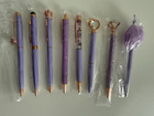Ballpoint Pens Purple 8pcs Metal Crystal Diamond Pen Glitter Pen For Journaling