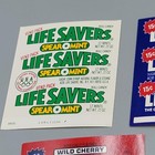 Vintage Life Savers Candy Wrappers New Old Stock Lot Of 8