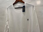 Nwt Polo Ralph Lauren Solid White Classic Crewneck Long Sleeve T Shirt