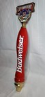 Budweiser Nascar 50th Anniversary Wooden Beer Tap Handle  Vintage  14 25 Inches