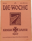 Die Woche -1917 Ww I German Magazine -- Weekly News From The Front