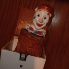 Vintage Original Romper Room  happy Jack In The Box made From Gerber Plastic