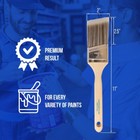 2  Angle House Wall trim Paint Brush Set Home Exterior Or Interior Brushes