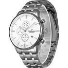 Tornado Celestia Elite Men s Chronograph White Dial Watch - T6102-slbw