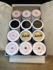 Rare Vintage Mercerized Cotton Sewing Thread Assorted Lot Of 12 W  Box