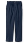 Lands End Navy School Uniform Elastic Waist Pull-on Pants Boys 16 Husky New