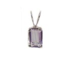 19thc Antique Scotland Amethyst pendant  Medieval Amulet Biblical Holy City Gem