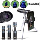 Military Zoom 80x100 40x60 Powerful Binoculars Day low Night Optics Waterproof