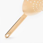Gold Cocktail Julep Strainer - Yukiwa   Stainless Steel   Made In Japan