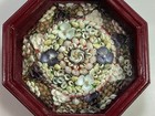 Sailor   s Valentine 8    Octagon Framed Seashell Mosaic Artwork New