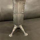 Vintage Drinking Horn With Legs Norwegian Viking Pewter Norway Made