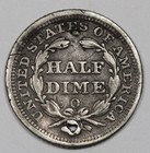 1853-o Seated Liberty Half Dime   Holed    209792