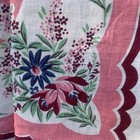 Vintage Floral Square  Cardtable Cloth 50 X 50    Pink  Mauve  Blue  Green  Retro
