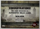 2017 Topps Walking Dead Evolution Walker Authentic Relic Card  r-w5