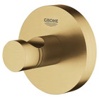 Essentials Single Robe Hook Brushed Cool Sunrise 40364gn1 Single Robe Hook