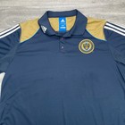 Philadelphia Union Shirt Mens 2xl  Mls Soccer Short Sleeve Adidas Climalite Top