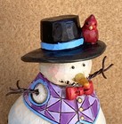 Boyds Bears And Jim Shore 2014 Artie Frostkin With Flake Nib